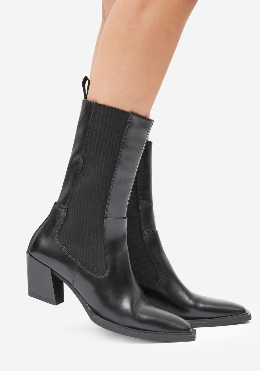 Alina Leather Chelsea Boots