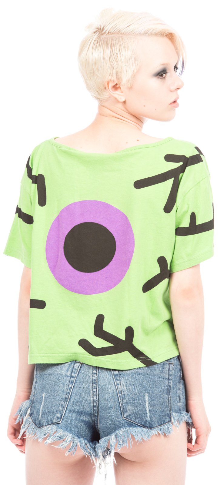 Alien Eye Crop Tee