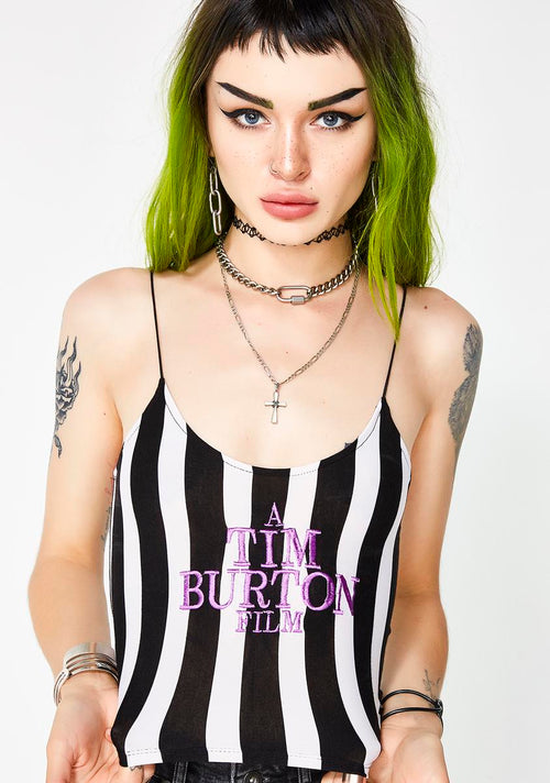 A Tim Burton Film Cropped Tank