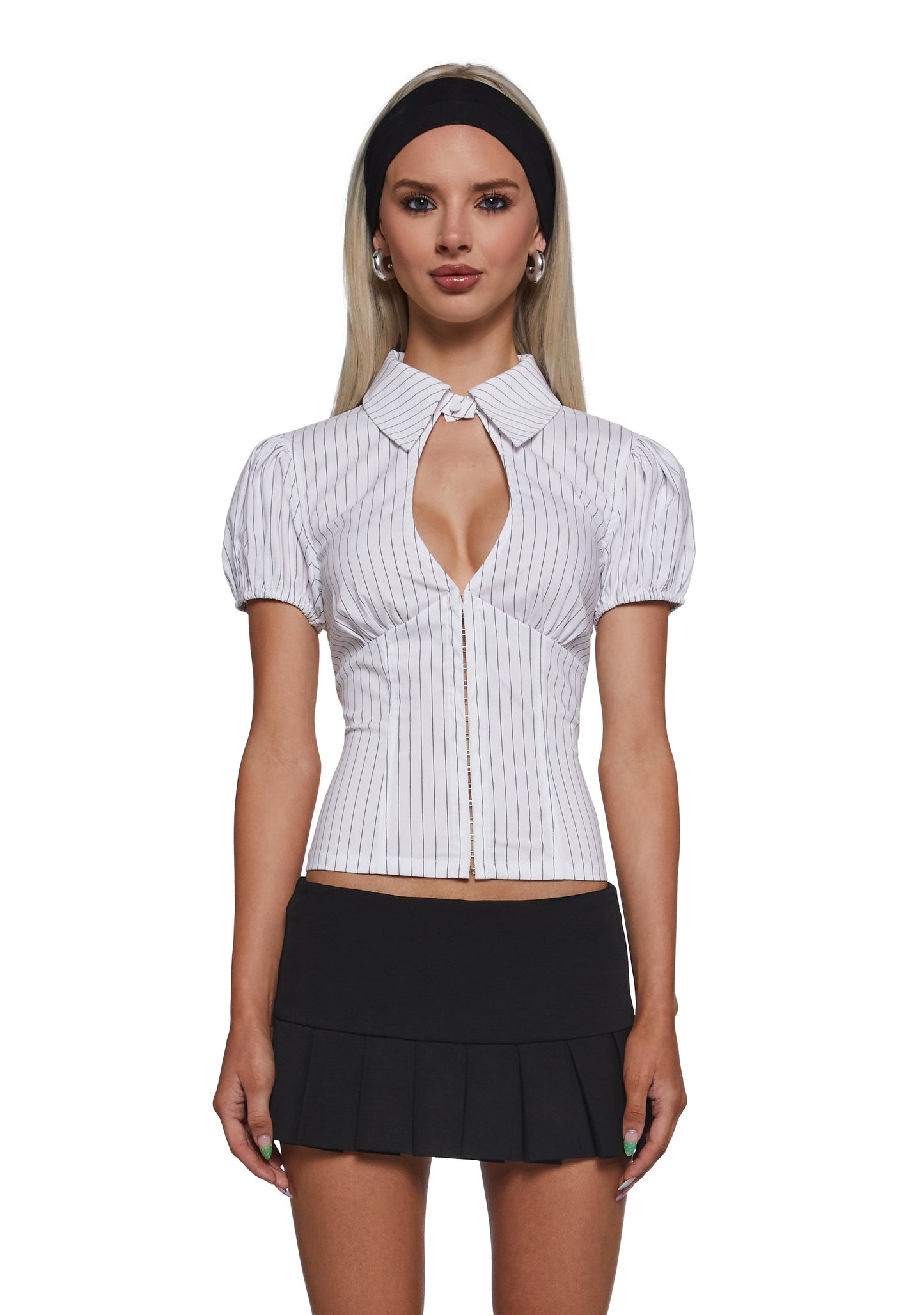 Absolute Trend Poplin Blouse - White