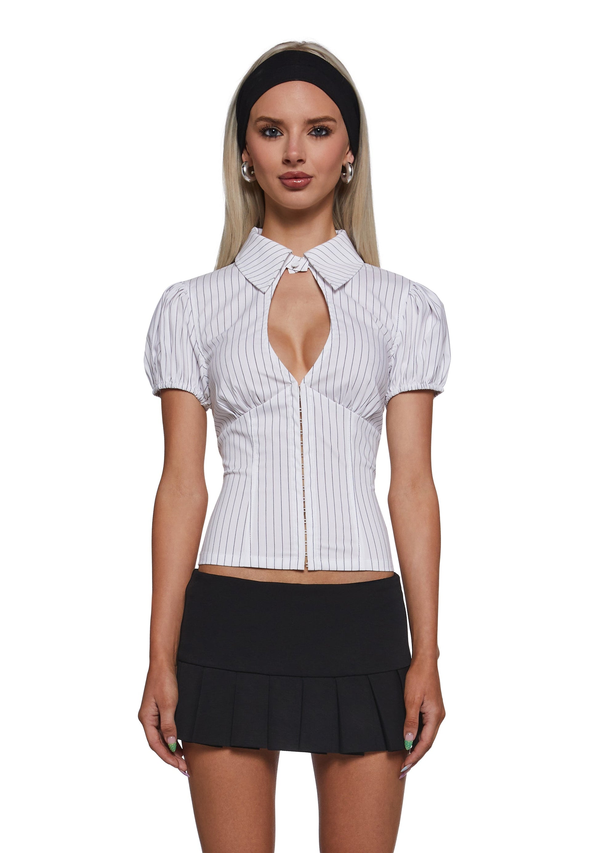 Absolute Trend Poplin Blouse - White