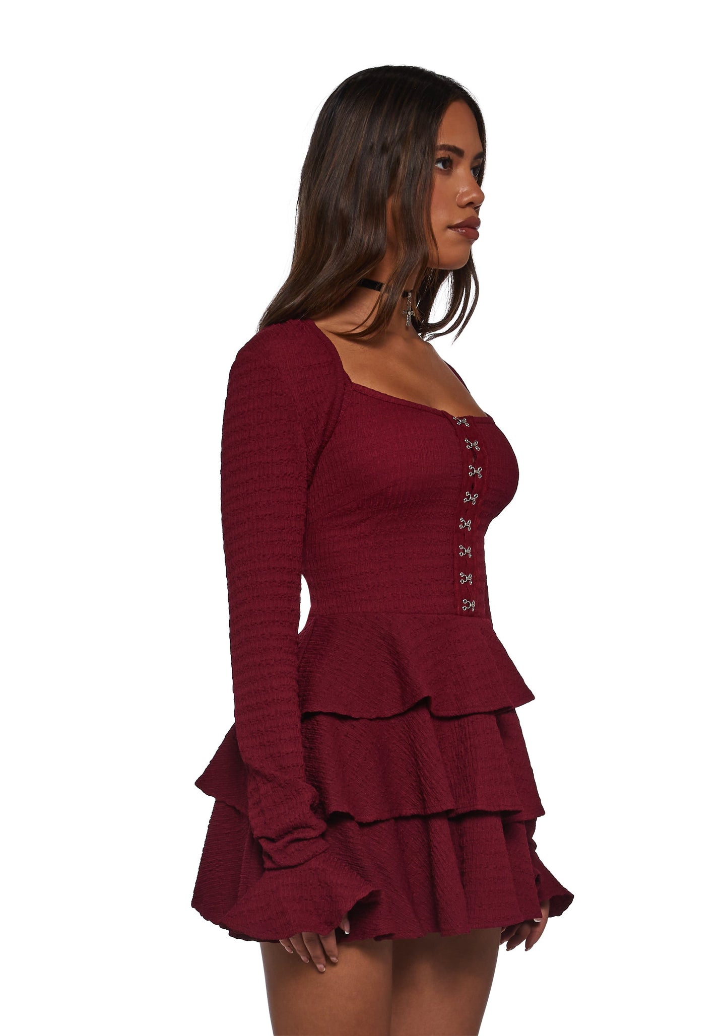 A Little Drama Mini Dress