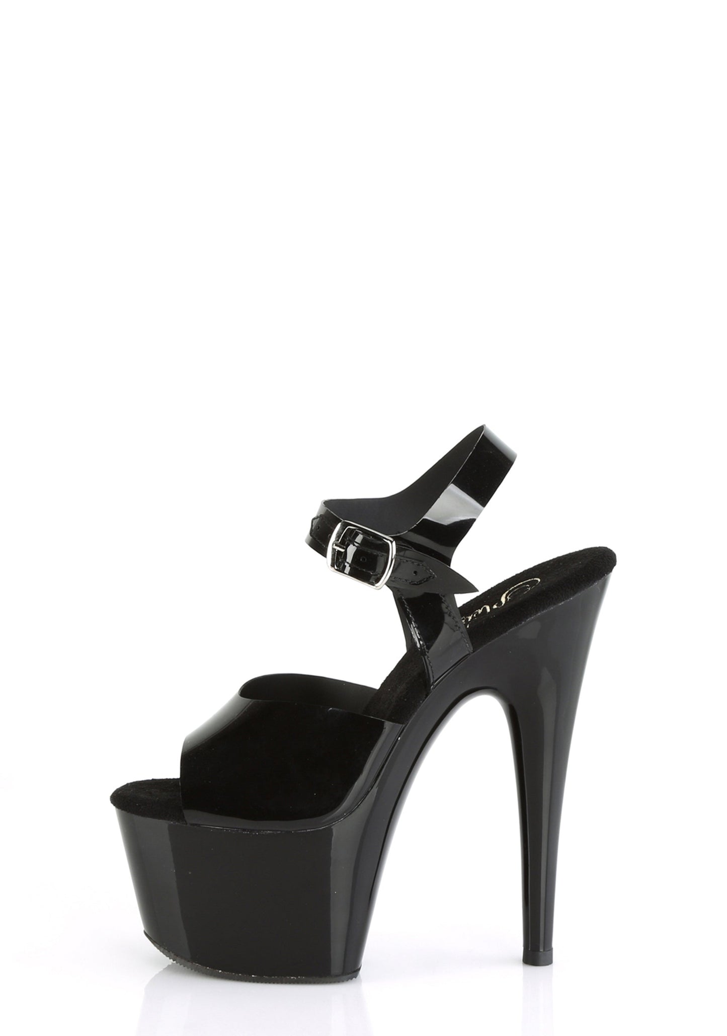 Adore-708N Platform Ankle Strap Sandals-Black