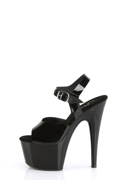 Adore-708N Platform Ankle Strap Sandals-Black