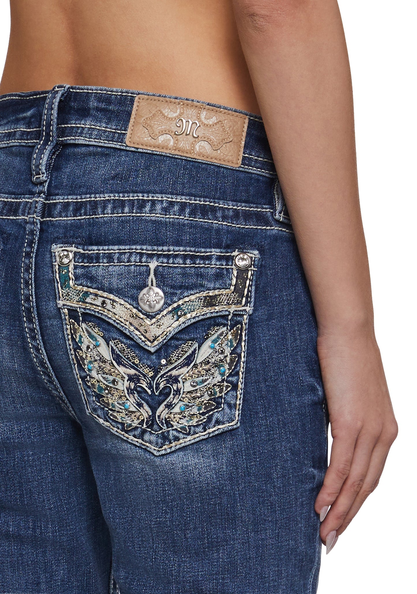 32" Mid Rise Boot Denim Jeans