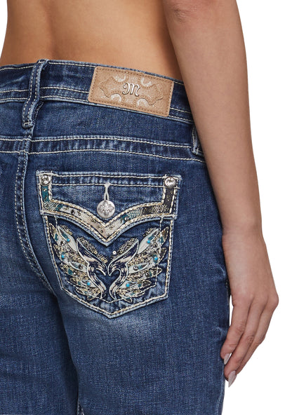 32" Mid Rise Boot Denim Jeans