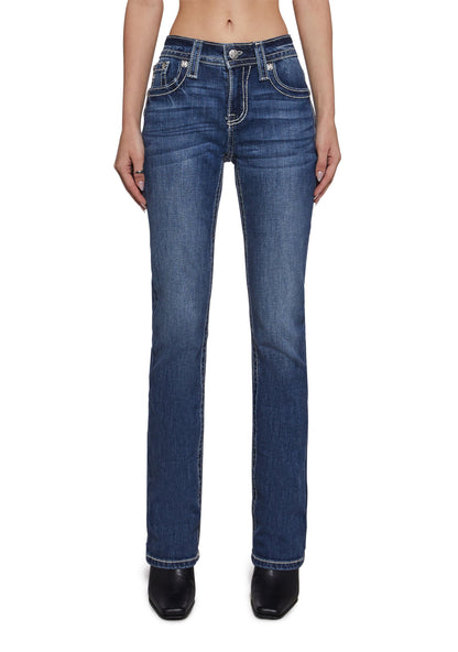32" Mid Rise Boot Denim Jeans