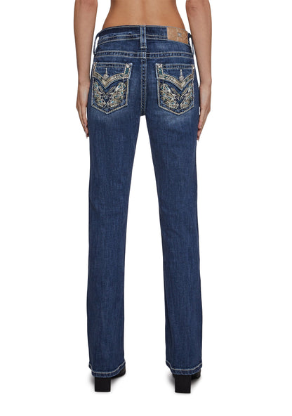 30" Mid Rise Denim Boot Jeans