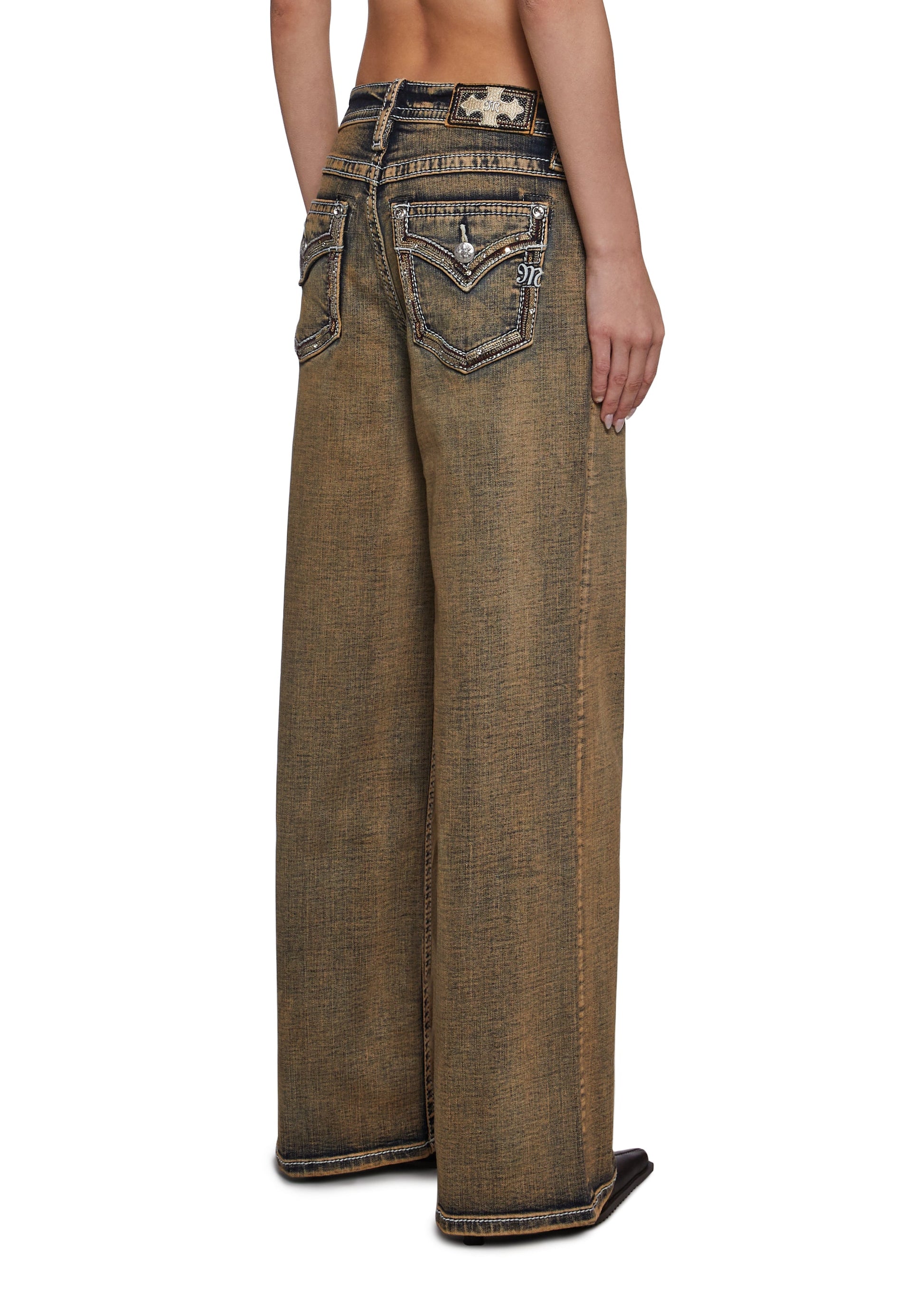 30" High Rise Wide Jeans