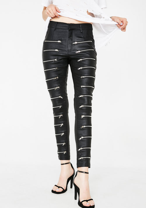 All Talk Zip Pants