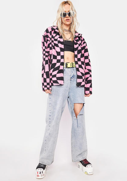 All Over Warp Jacket