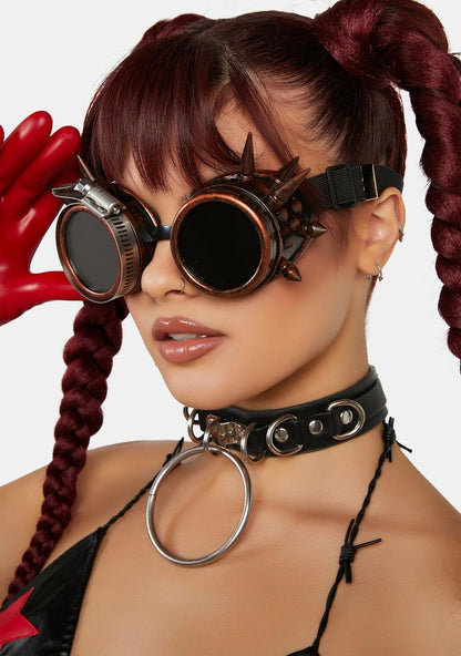16X Loupe Copper Spiked Goggles