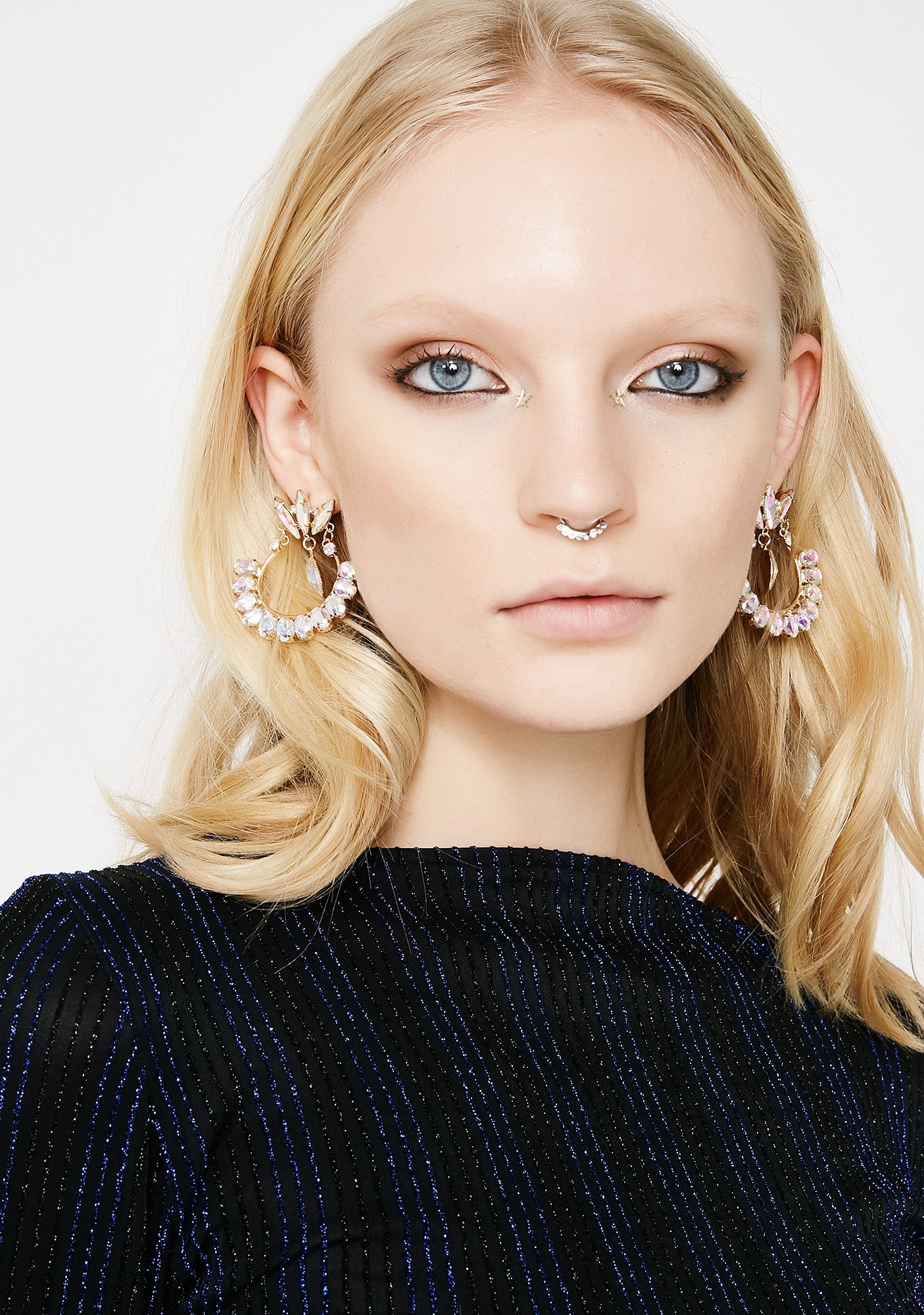 All The Riches Rhinestone Earrings