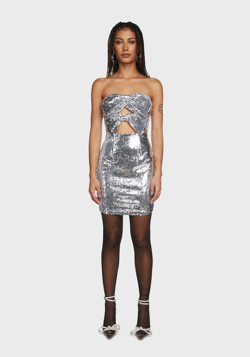 All Wrapped Up Sequin Dress