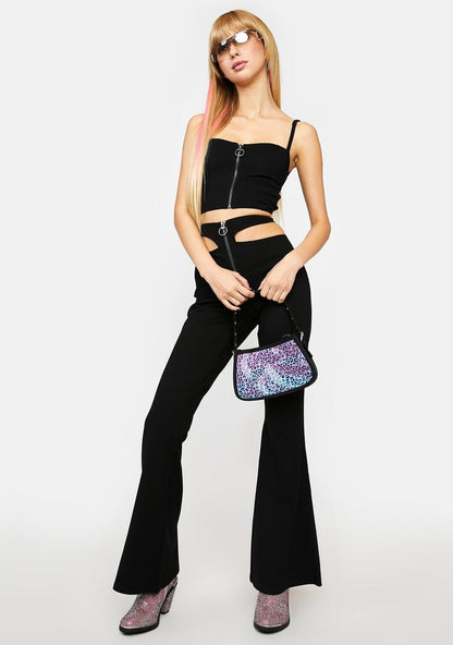 Add To Favorites Lace-Up Top