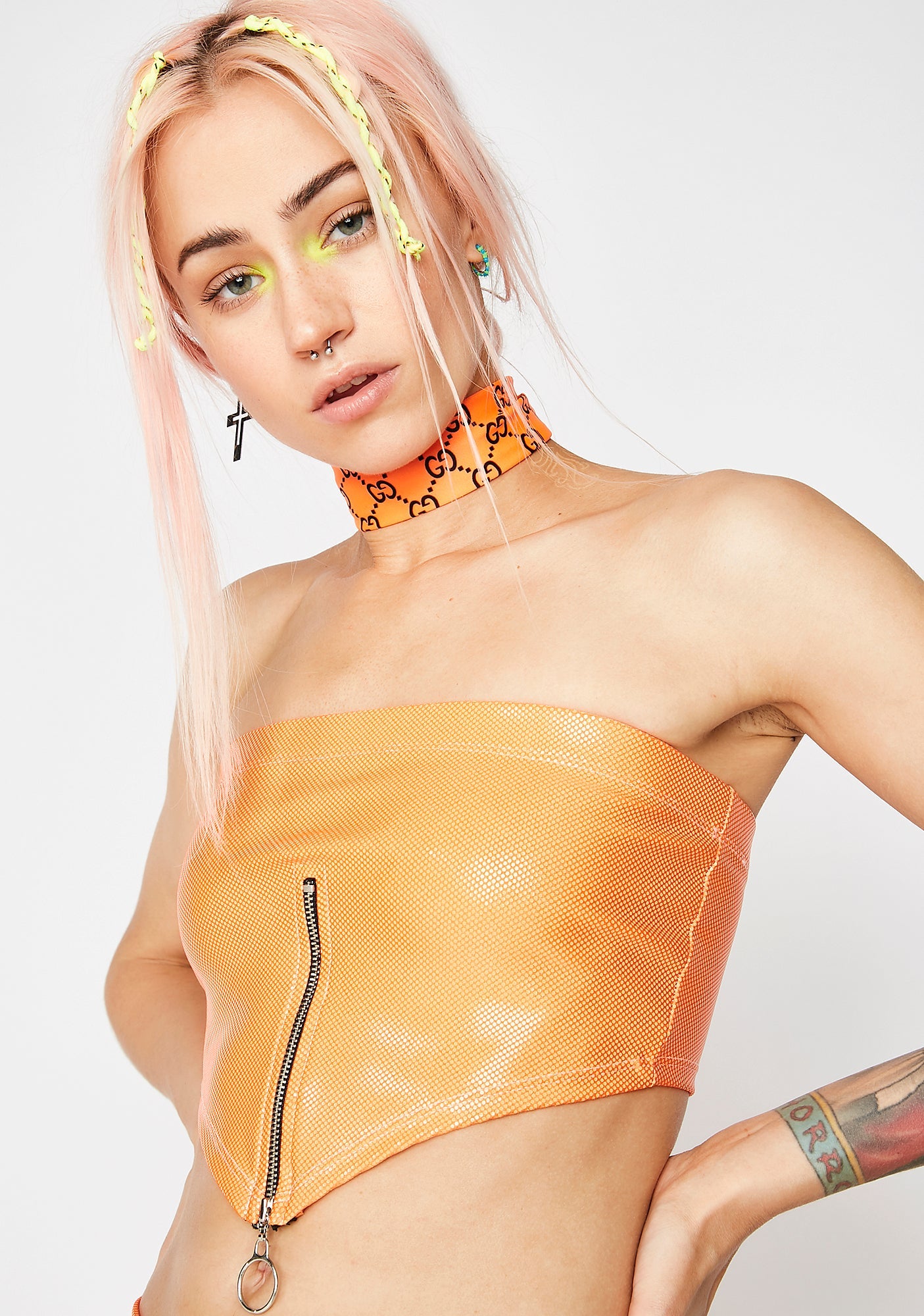 Agent Orange Tube Top