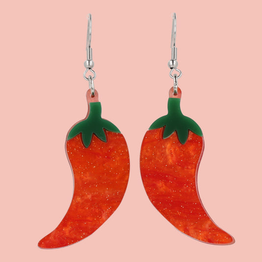 Insanity Chili Pepper Earrings