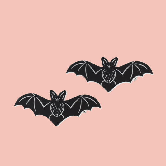 It's Frickin Bats Hair Clips