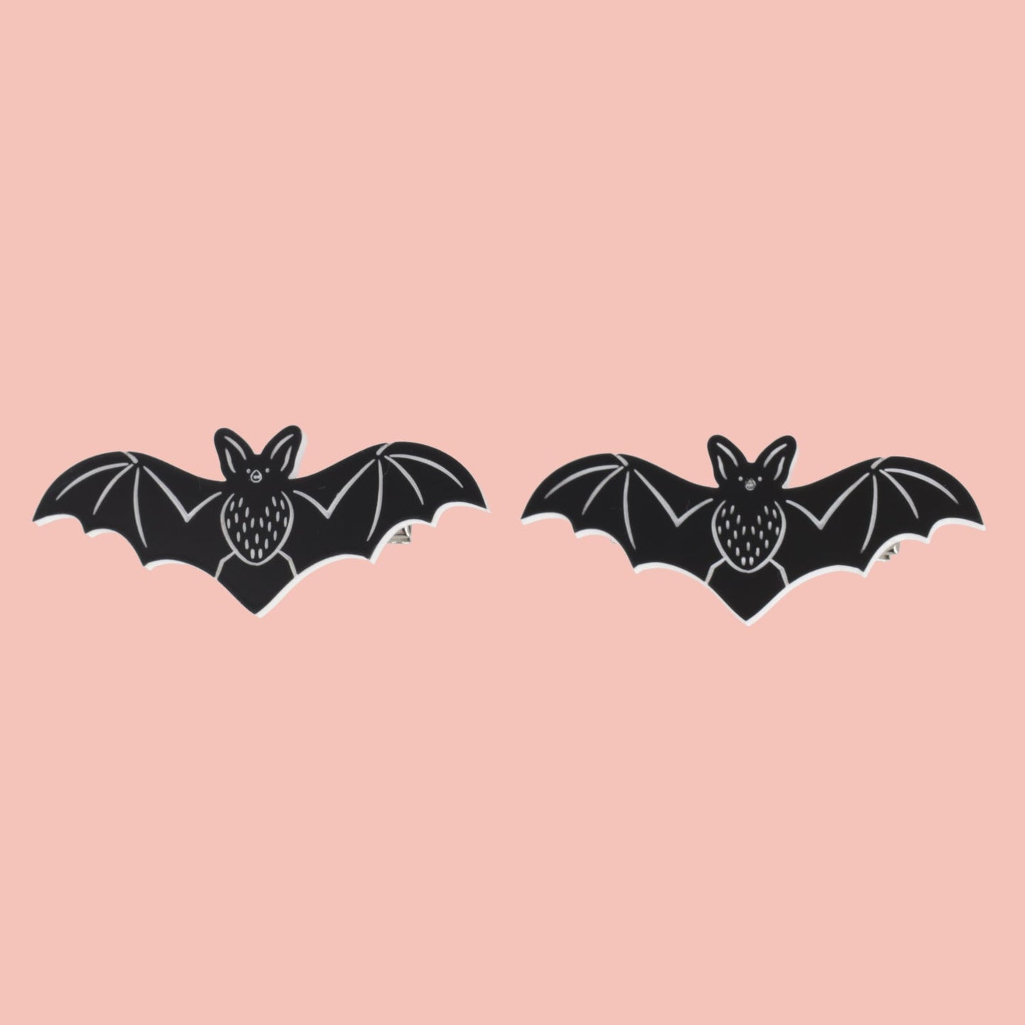 It's Frickin Bats Hair Clips