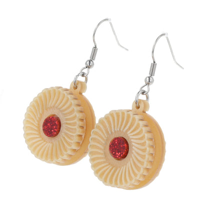 Jam & Cream Biscuit Earrings