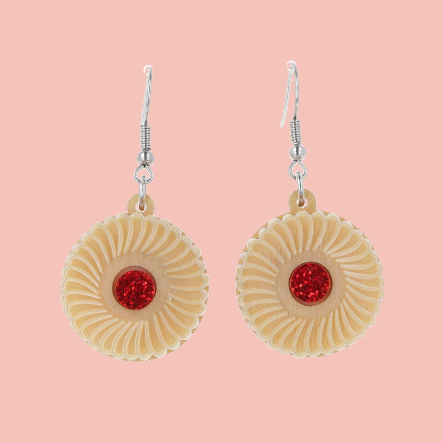Jam & Cream Biscuit Earrings