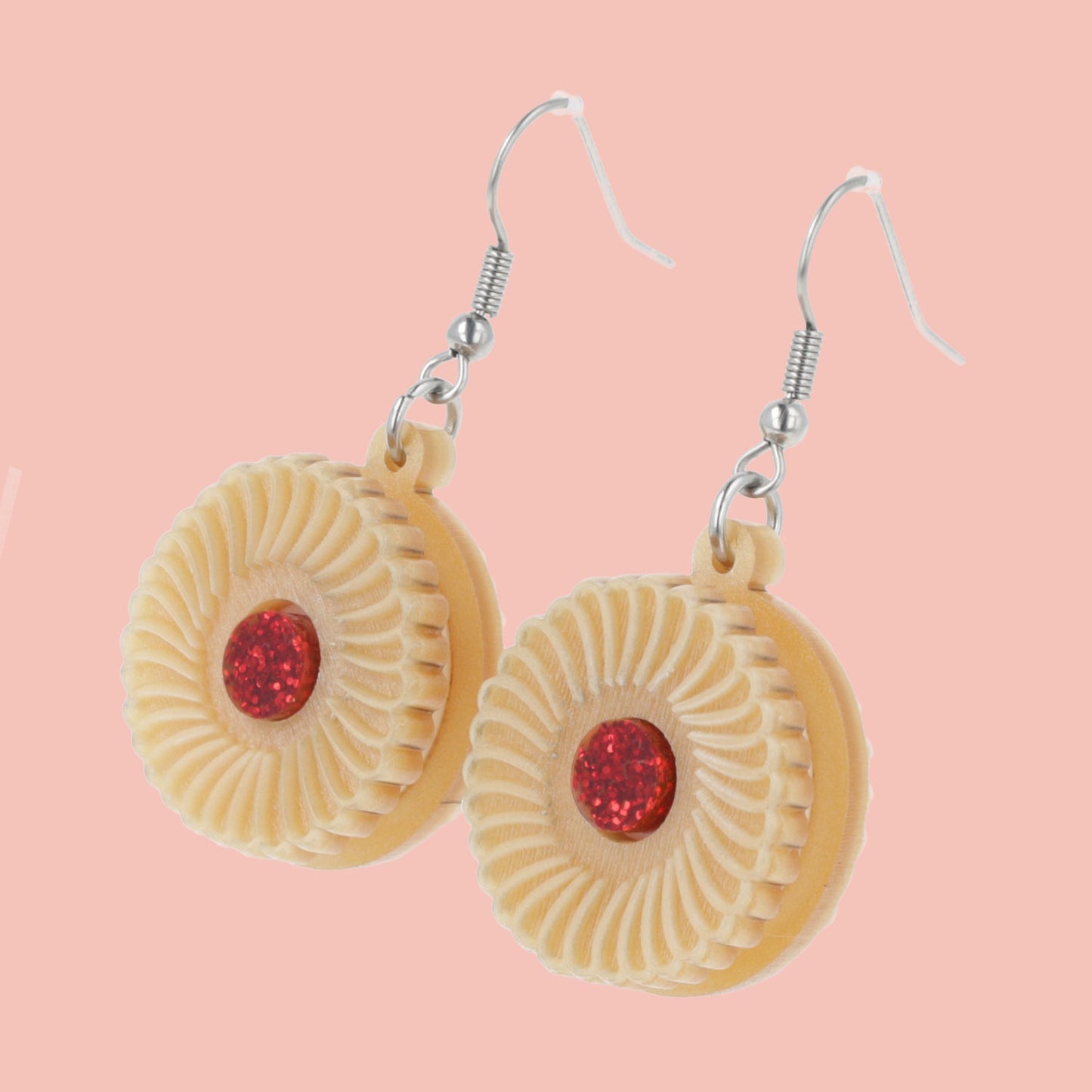 Jam & Cream Biscuit Earrings