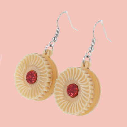 Jam & Cream Biscuit Earrings