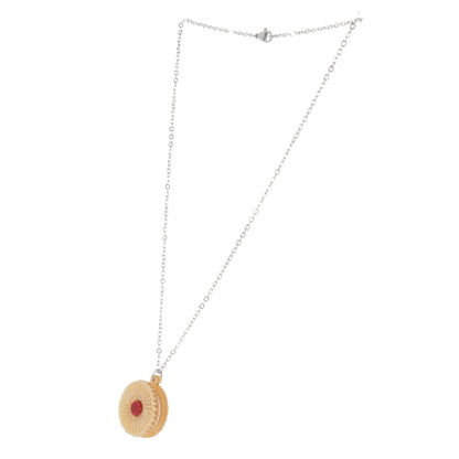 Jam & Cream Biscuit Necklace