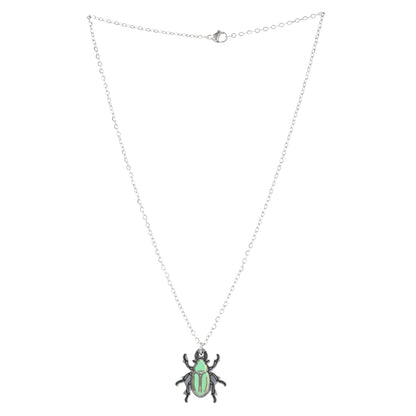 Jewel Summer Beetle Necklace