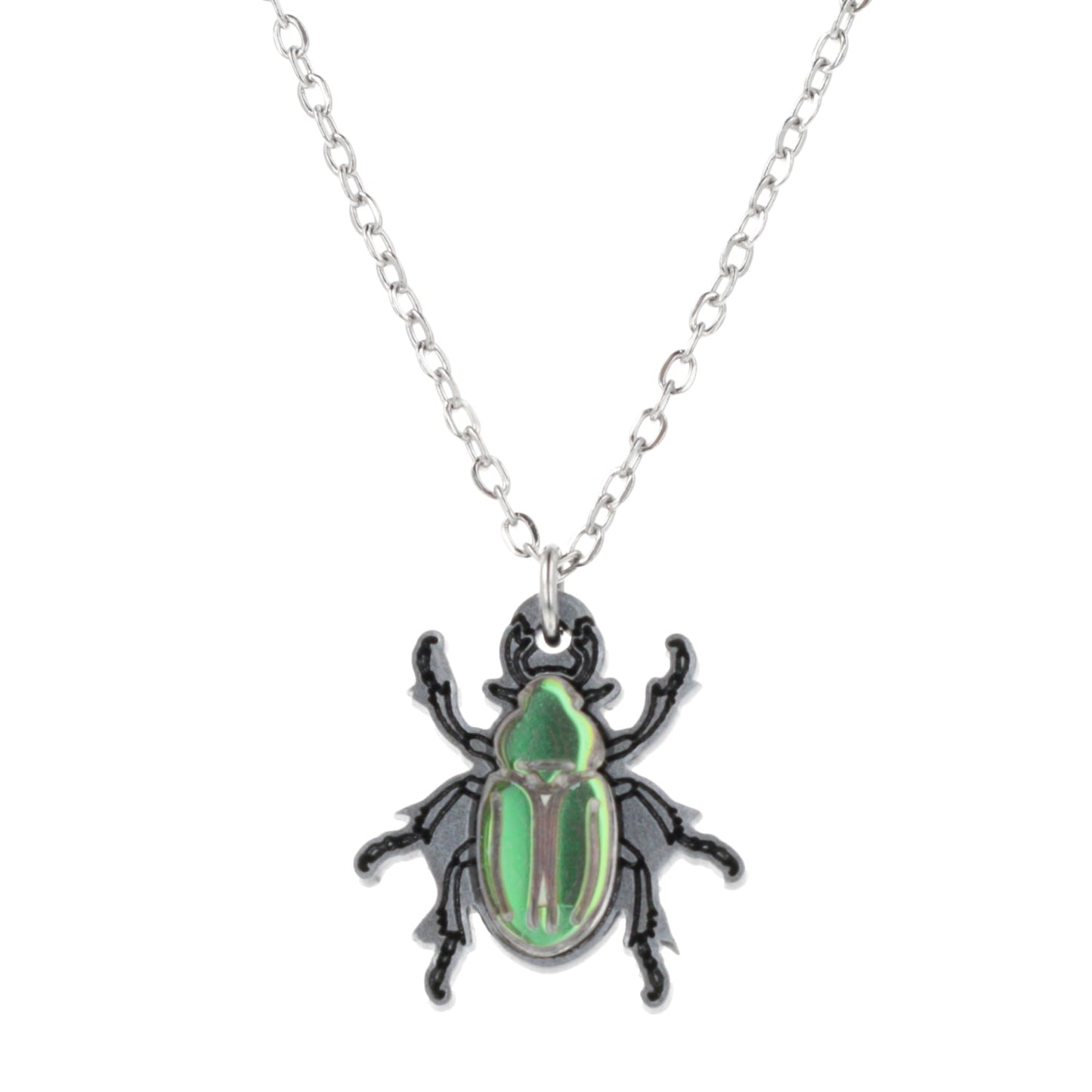 Jewel Summer Beetle Necklace