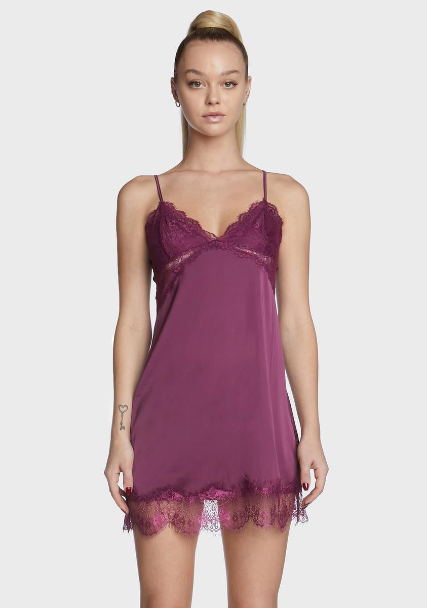 Absolute Dream Girl Lace Trim Chemise