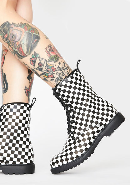 Abbey Road Combat Boots