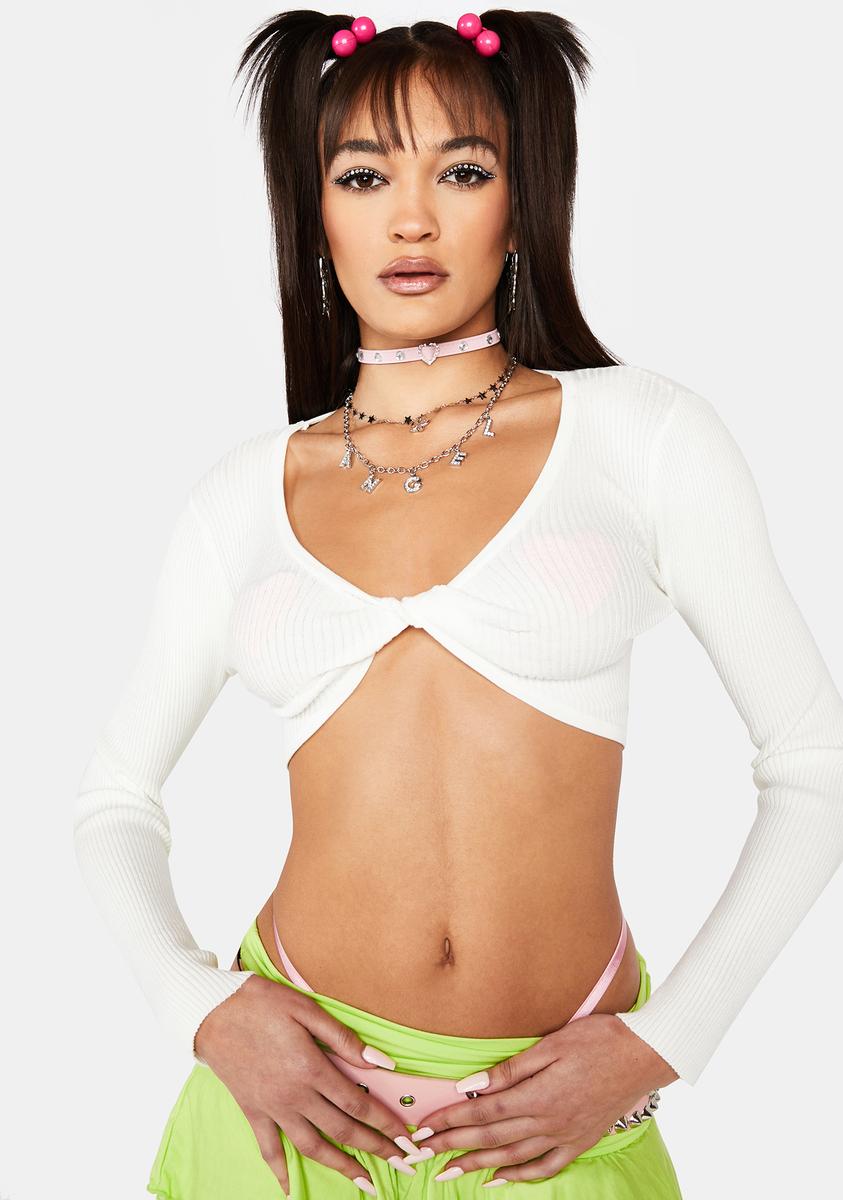 Acting Coy Crop Top
