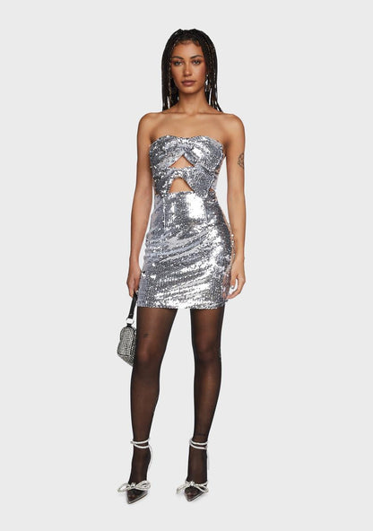 All Wrapped Up Sequin Dress