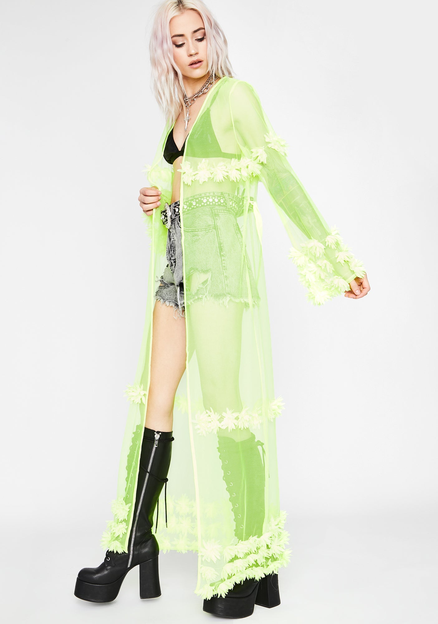 Alien Festival Faerie Sheer Kimono