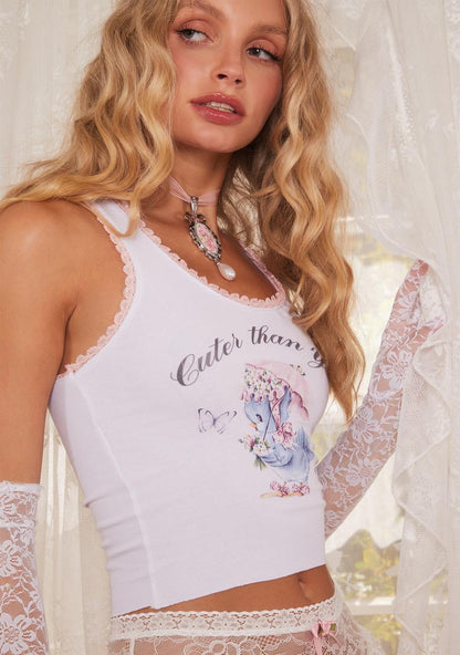 A Birdie Told Me Graphic Tank