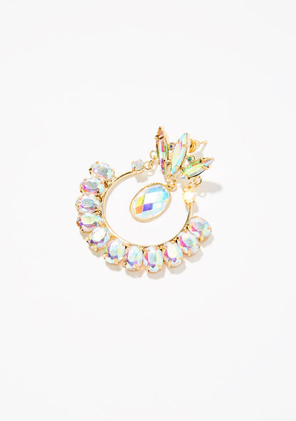 All The Riches Rhinestone Earrings