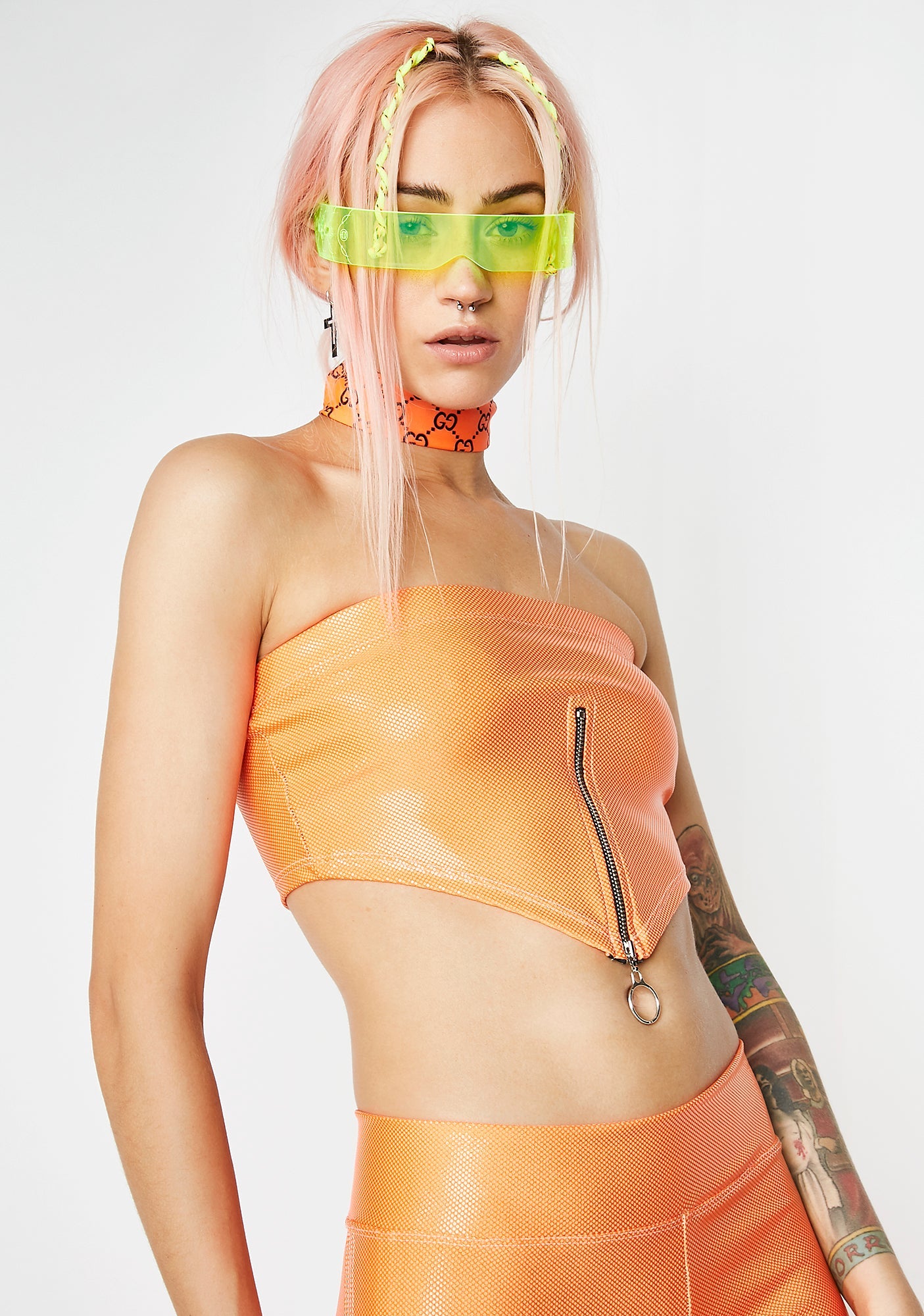 Agent Orange Tube Top