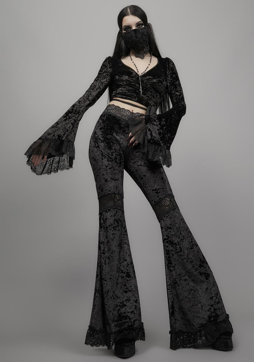 Abandon All Hope Bell Sleeve Top