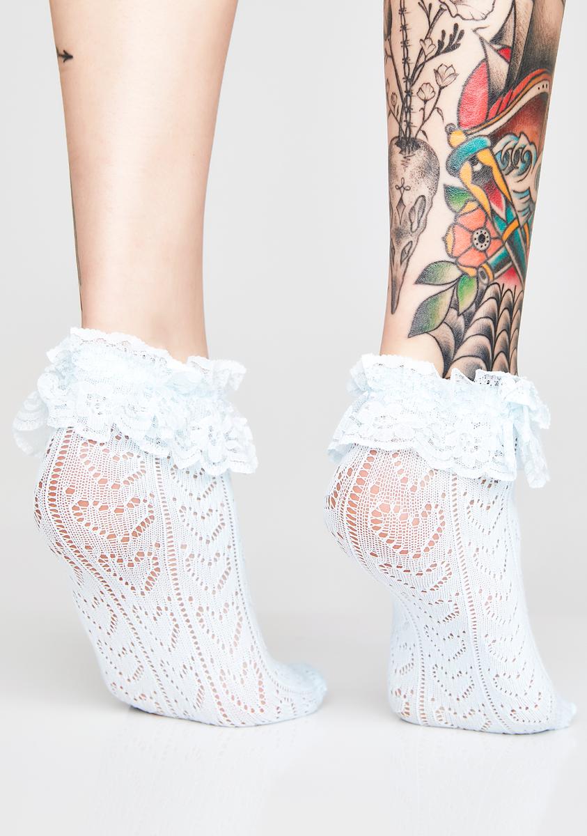 Addicted To Love Ruffle Socks