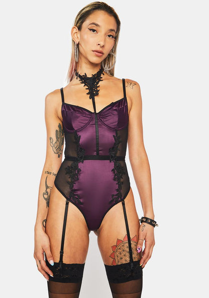 All Your Attention Satin Teddy