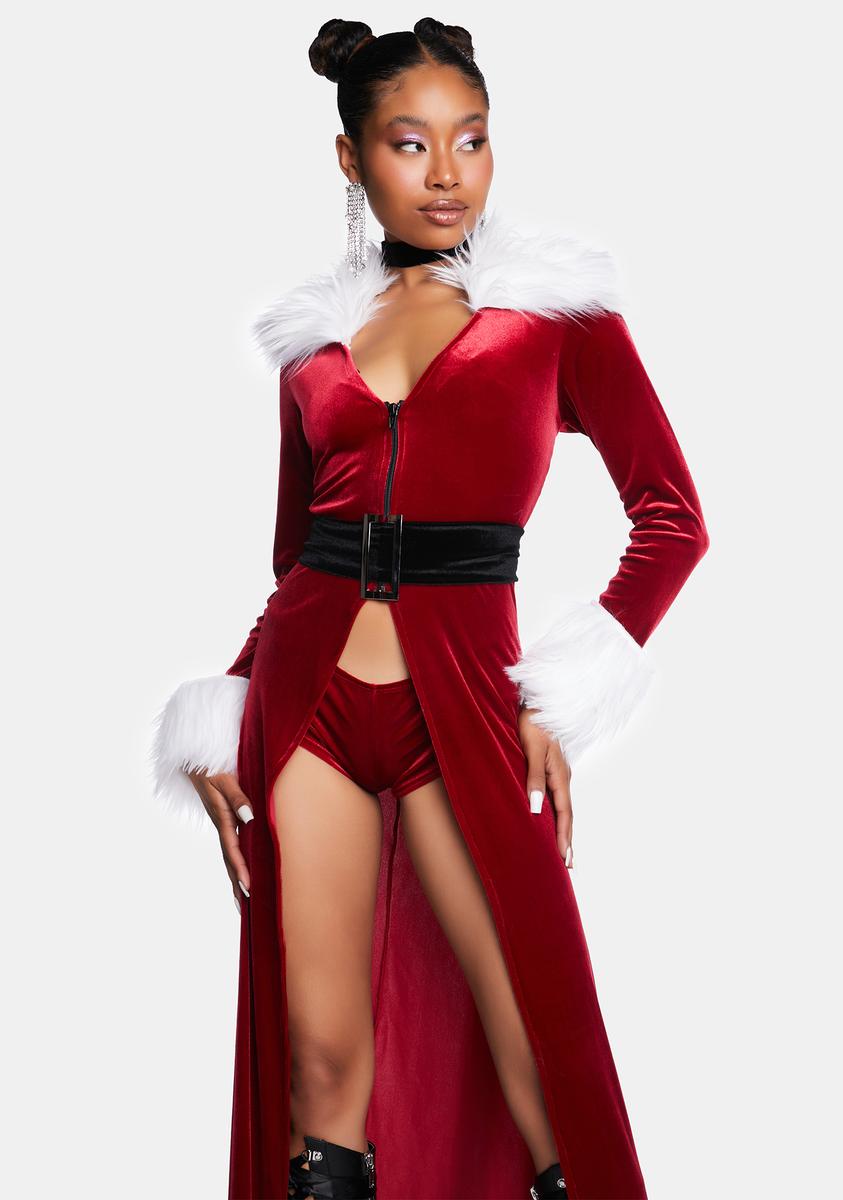 3PC Sexy Miss Claus Costume Set