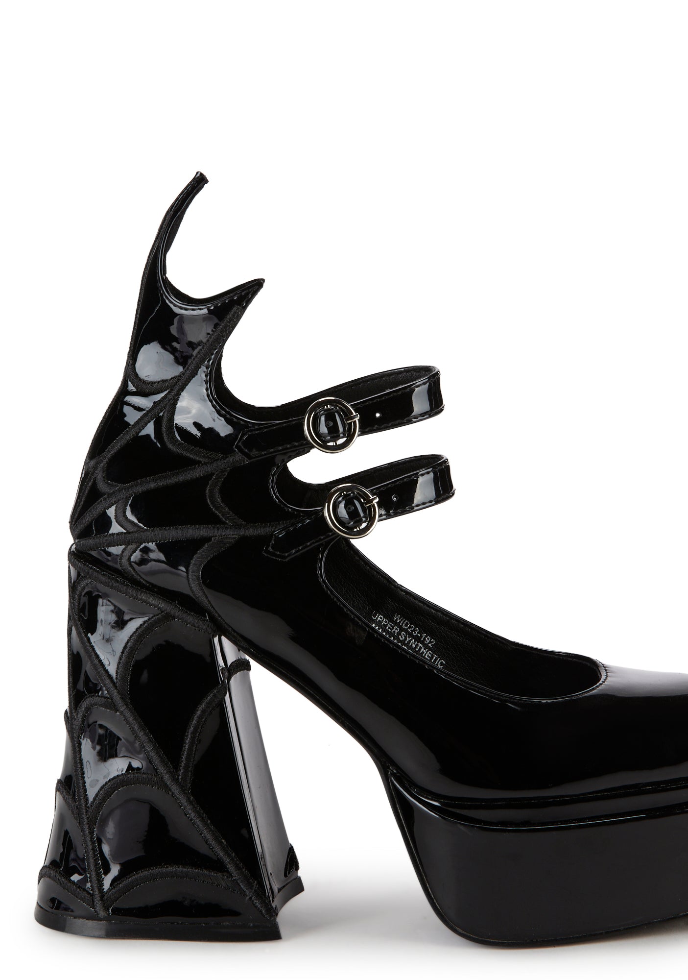 Against Midnight Platform Heels