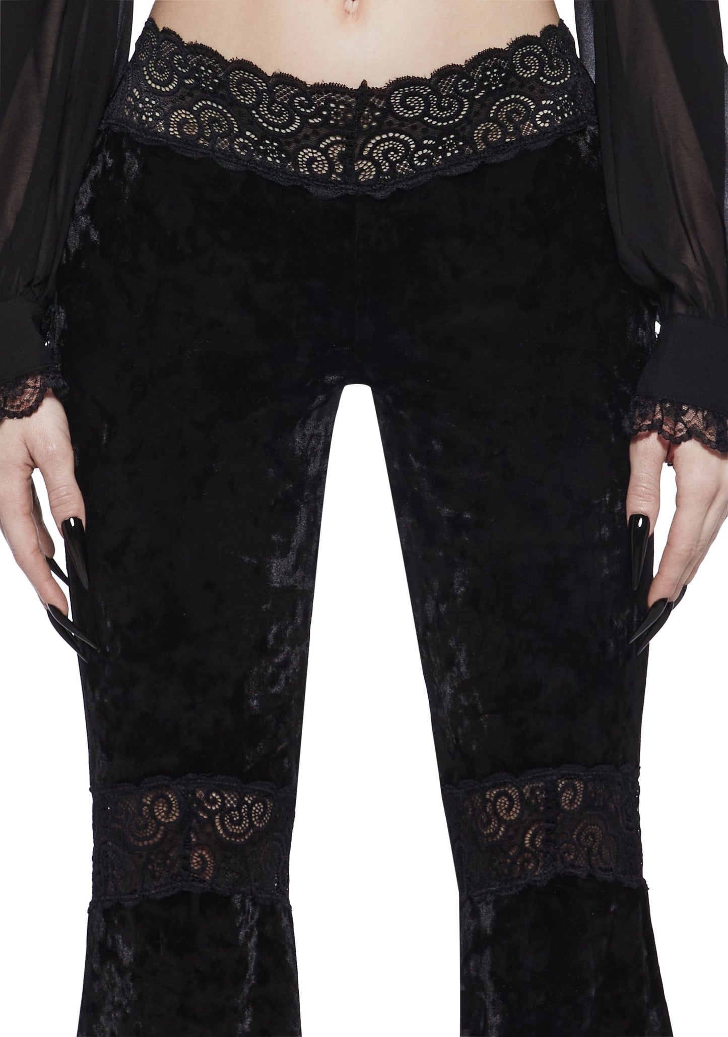 Abandon All Hope Bell Bottom Pants