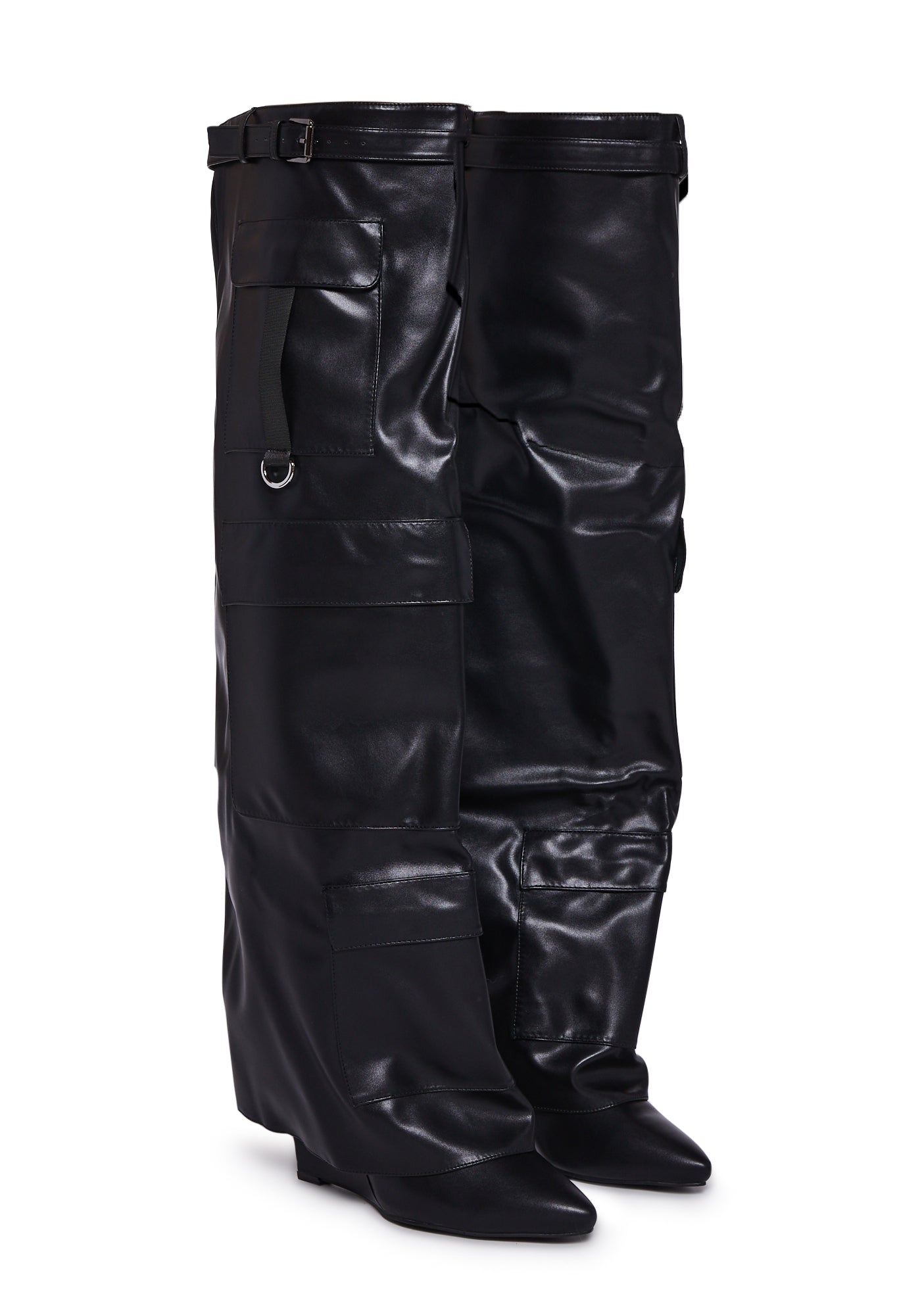 Alexia Belt Knee High Boots