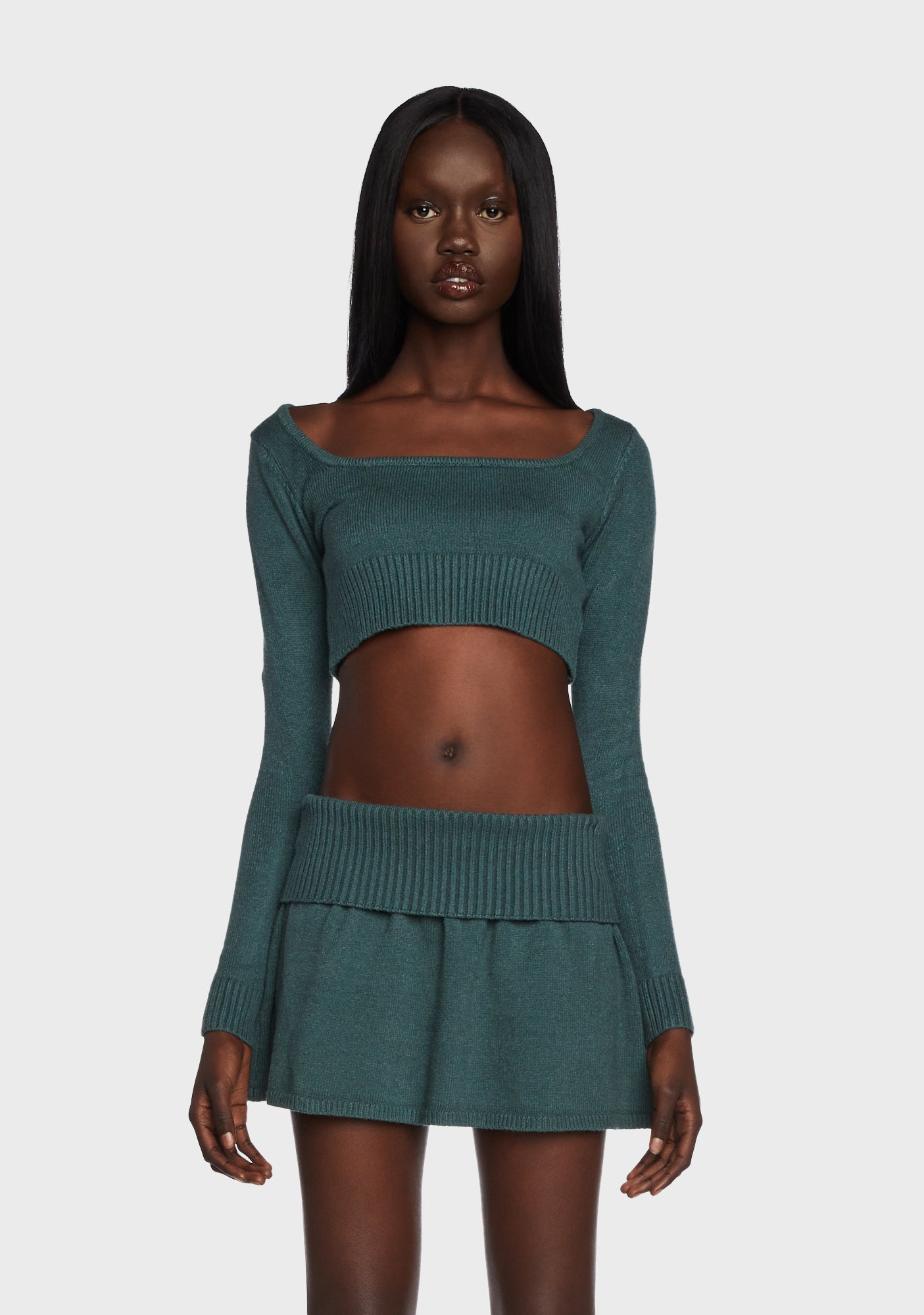 Allure Knitted Crop Top