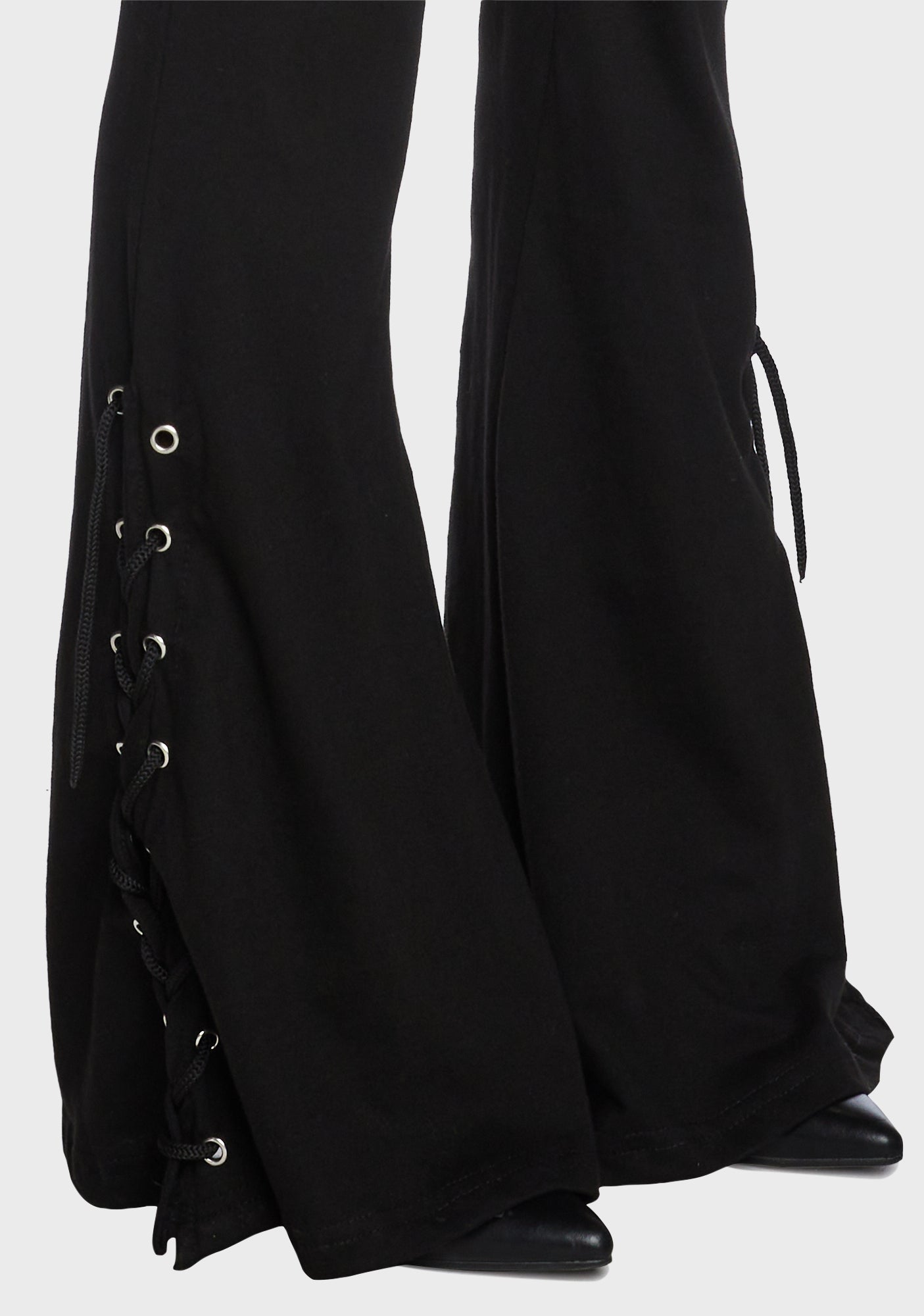 2-In-1 Boot-Cut Leggings With Micro Slant Skirt