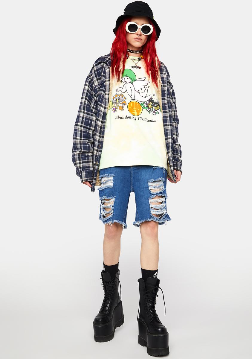 Abandoning Civilization Tie-Dye Tee