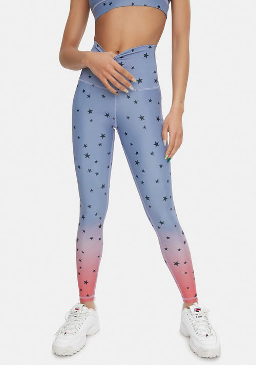 All Over Scattered Stars High Waist Leggings