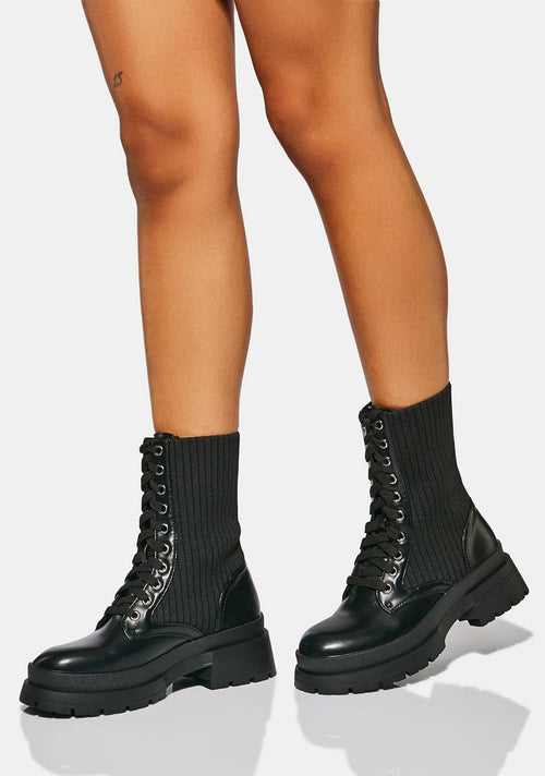 All My Senses Lace Up Boots